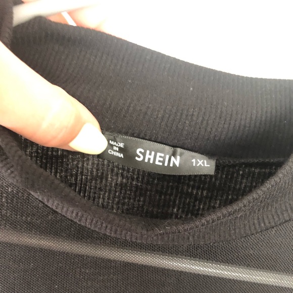 SHEIN x1 long sleeve high neck body suit - Picture 4 of 5